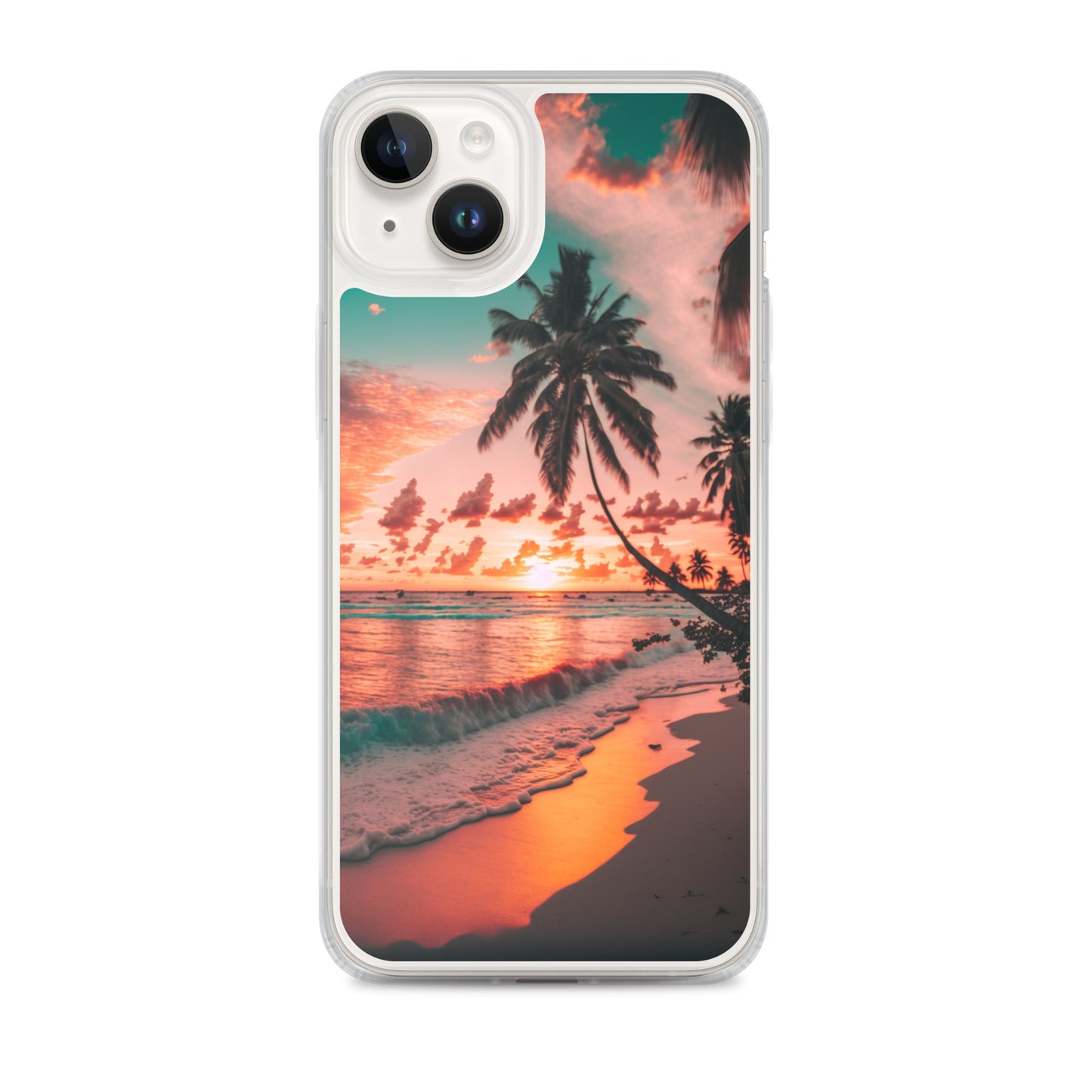iPhone Case - Beach Life - Palm Tree at Sunset