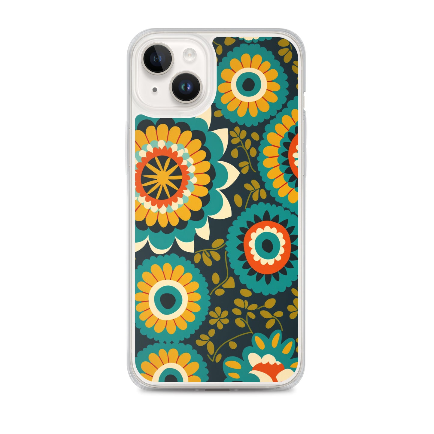 iPhone Case - Hints of Olive Floral Pattern