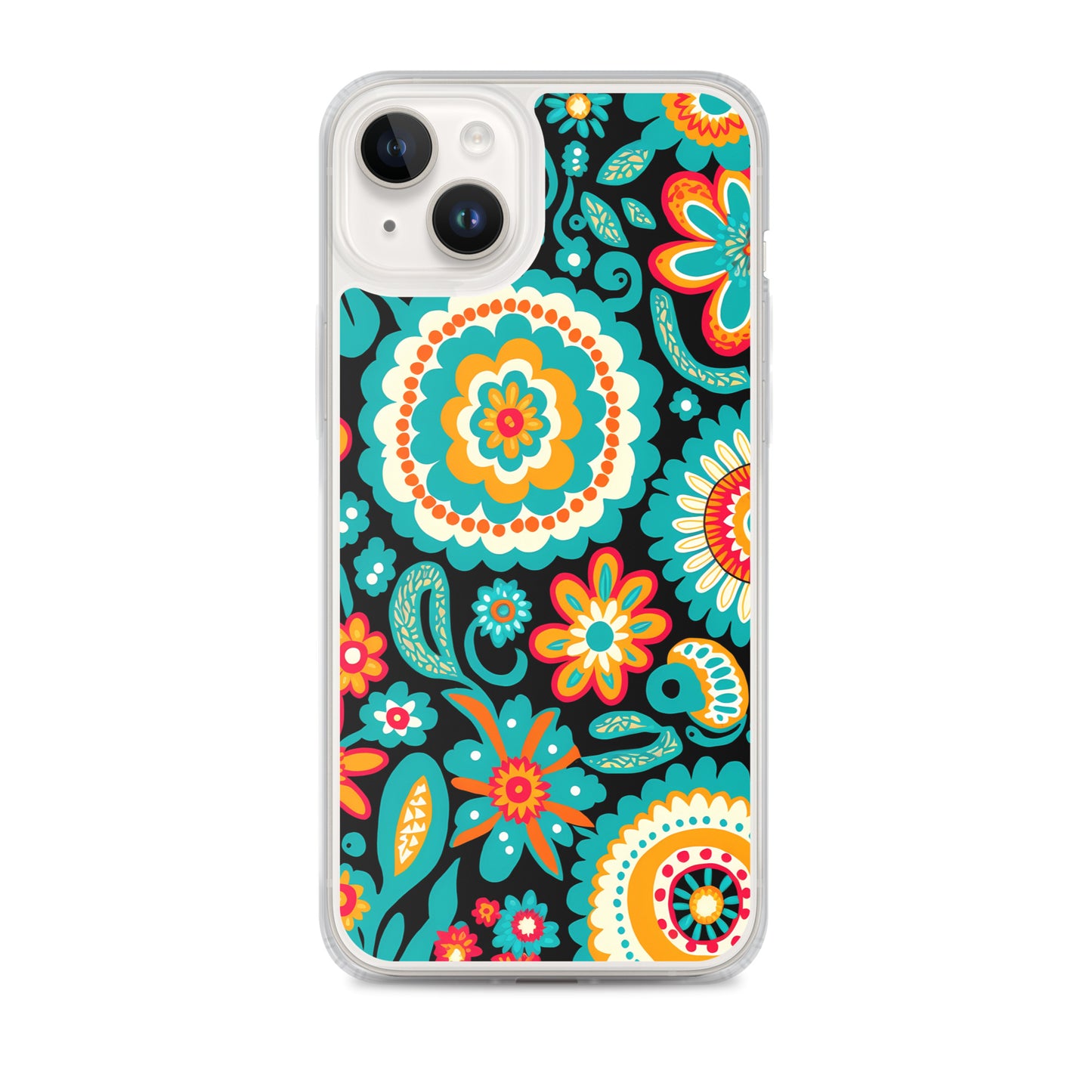 iPhone Case - Turquoise Floral