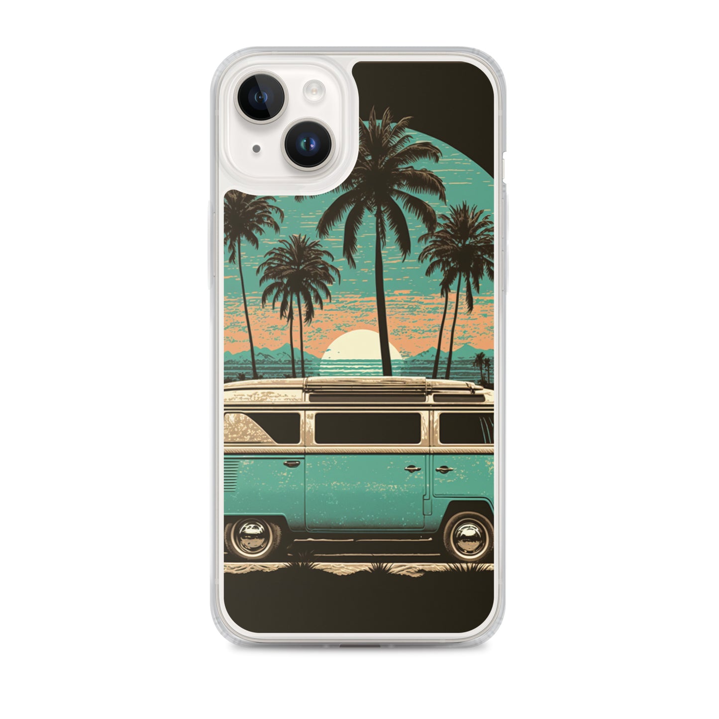 iPhone Case - Teal Beach Camper