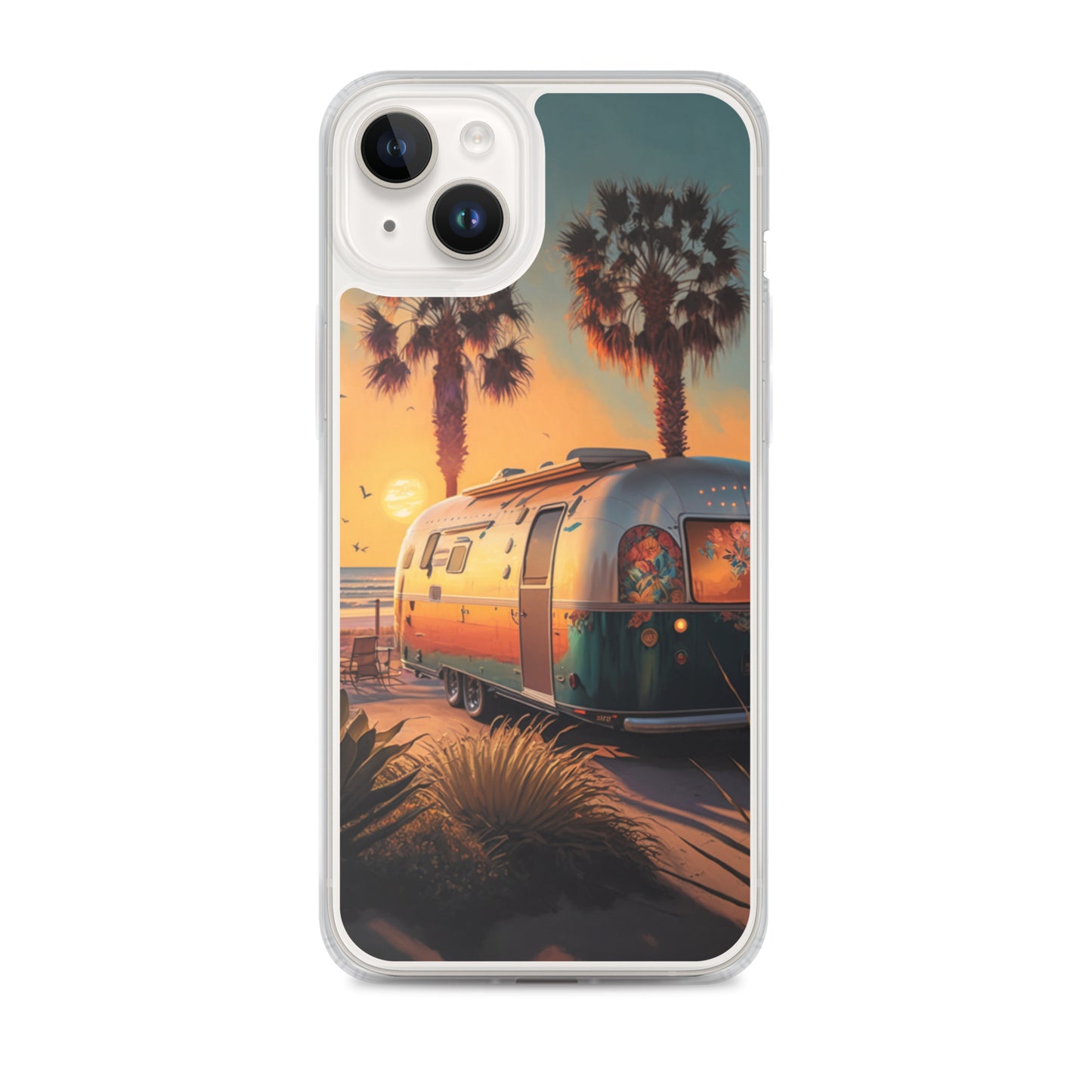 iPhone Case - Sunset Beach Camper