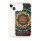 iPhone Case - Orange and Turquoise Mandala