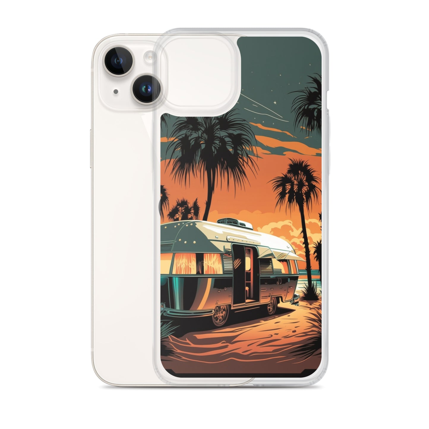 iPhone Case - Silver Beach Camper