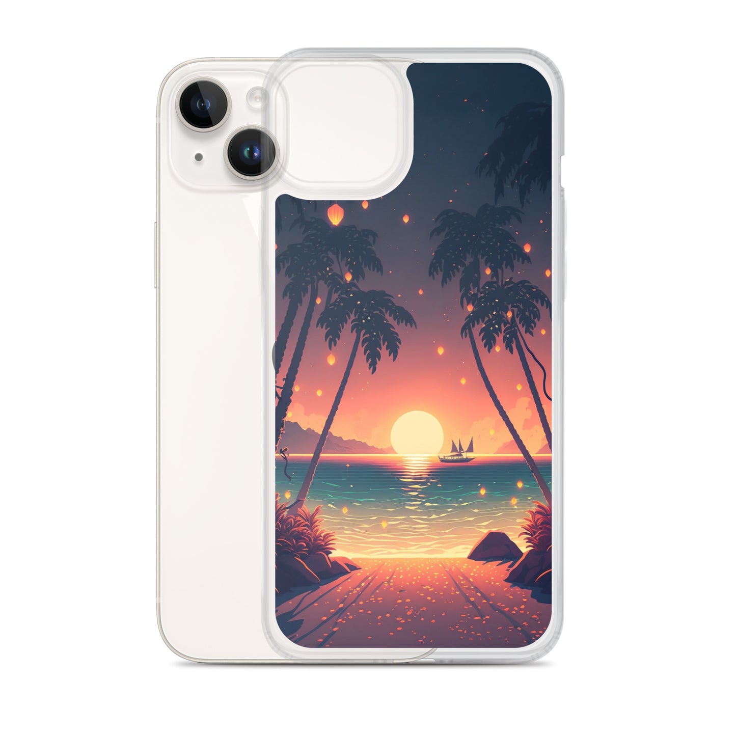iPhone Case - Dancing Lights at Sunset