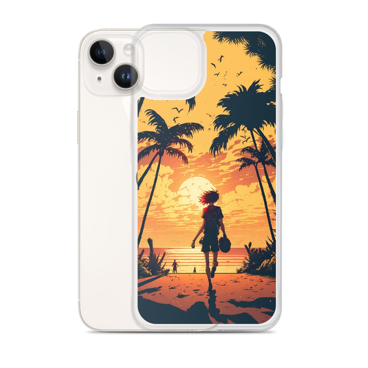 iPhone Case - Sunset Beachgoer