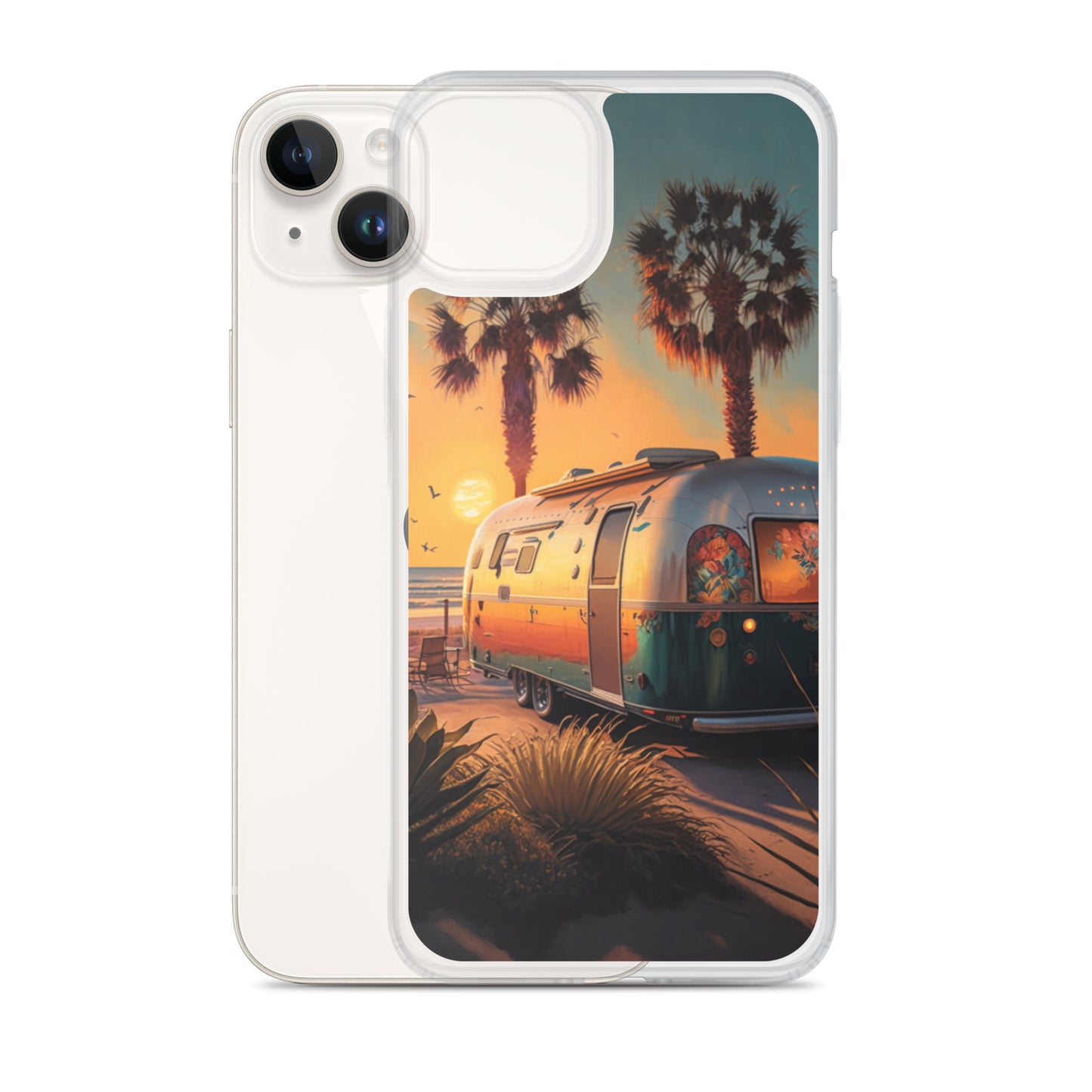 iPhone Case - Sunset Beach Camper