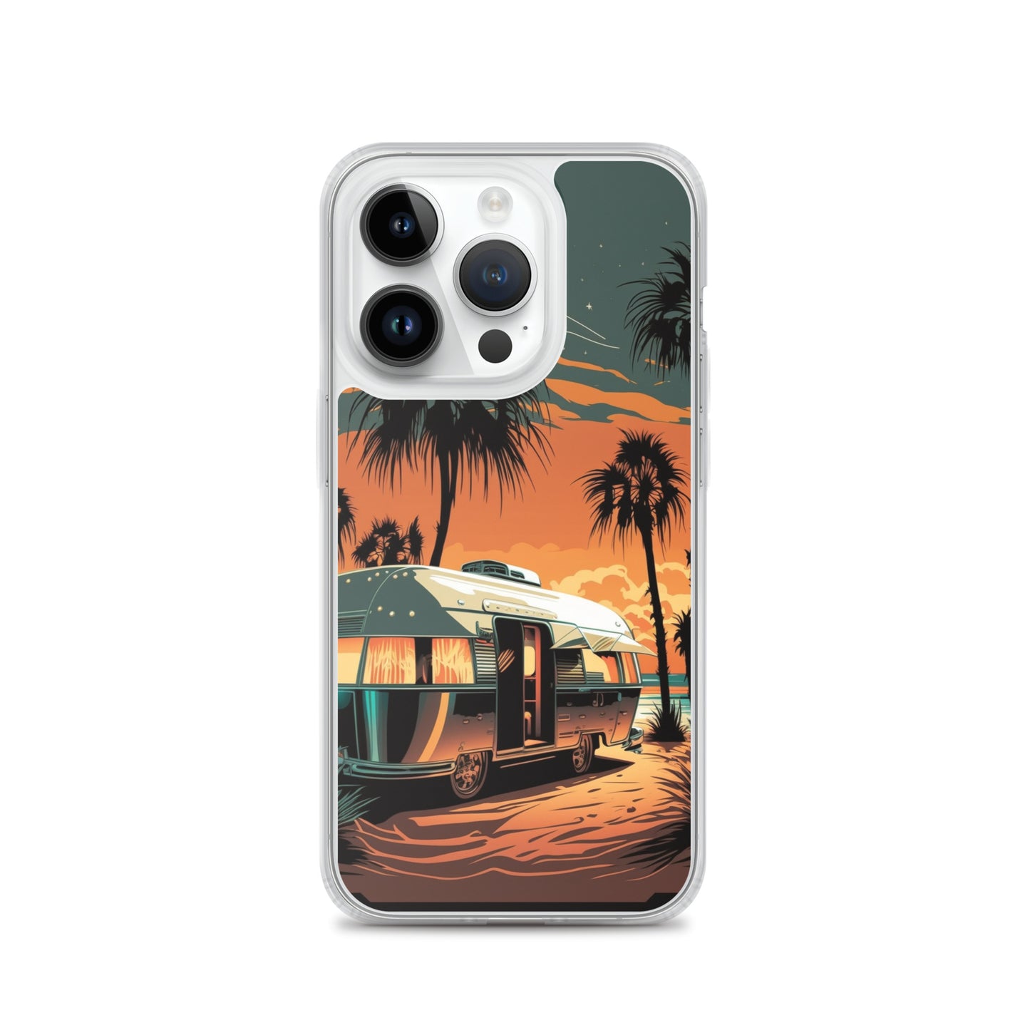 iPhone Case - Silver Beach Camper