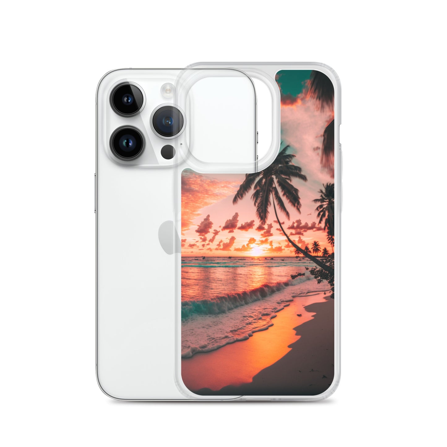 iPhone Case - Beach Life - Palm Tree at Sunset