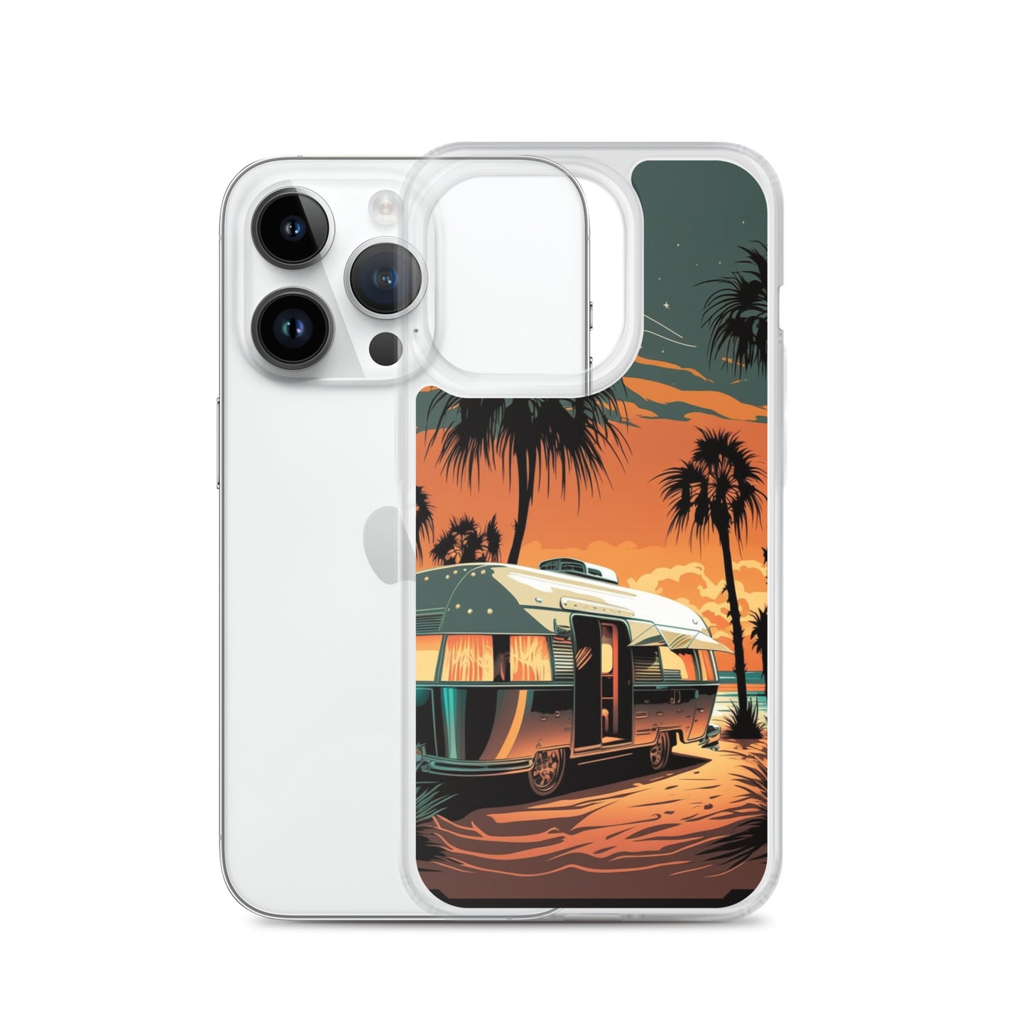 iPhone Case - Silver Beach Camper