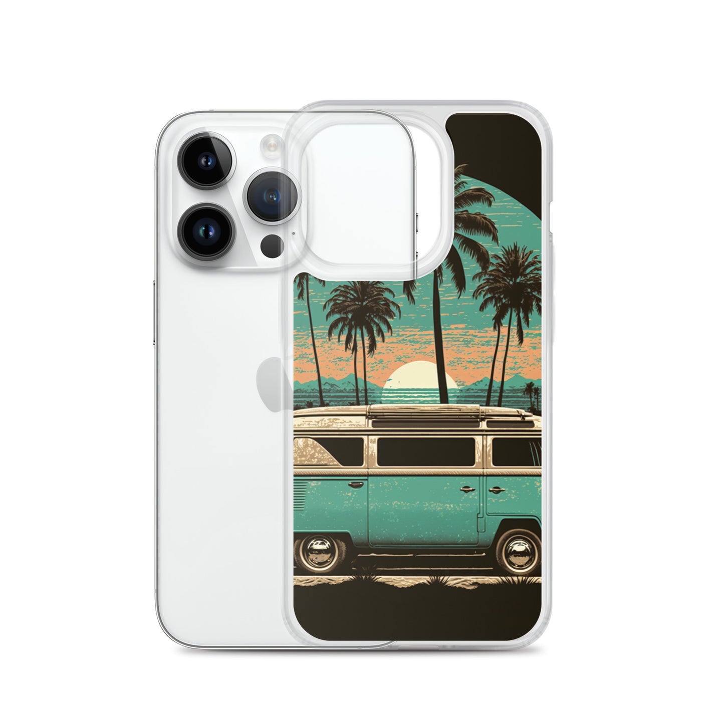 iPhone Case - Teal Beach Camper