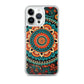iPhone Case - Orange and Turquoise Mandala