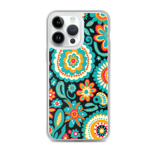 iPhone Case - Turquoise Floral
