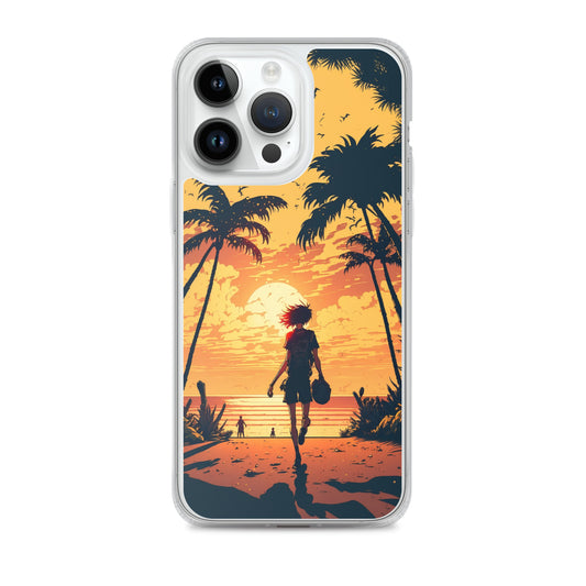 iPhone Case - Sunset Beachgoer