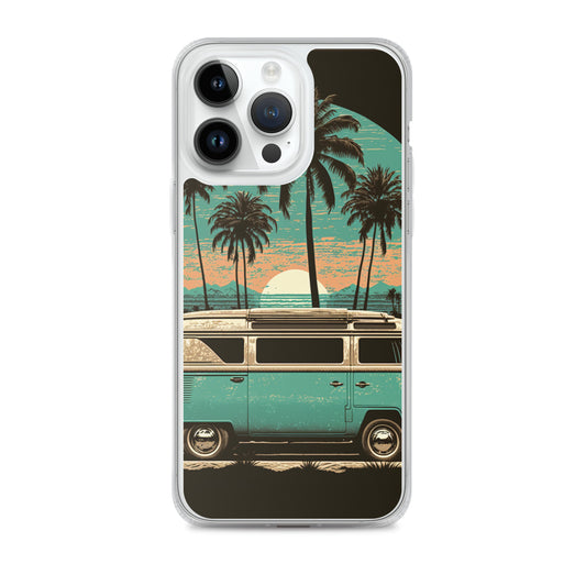 iPhone Case - Teal Beach Camper