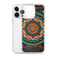iPhone Case - Orange and Turquoise Mandala