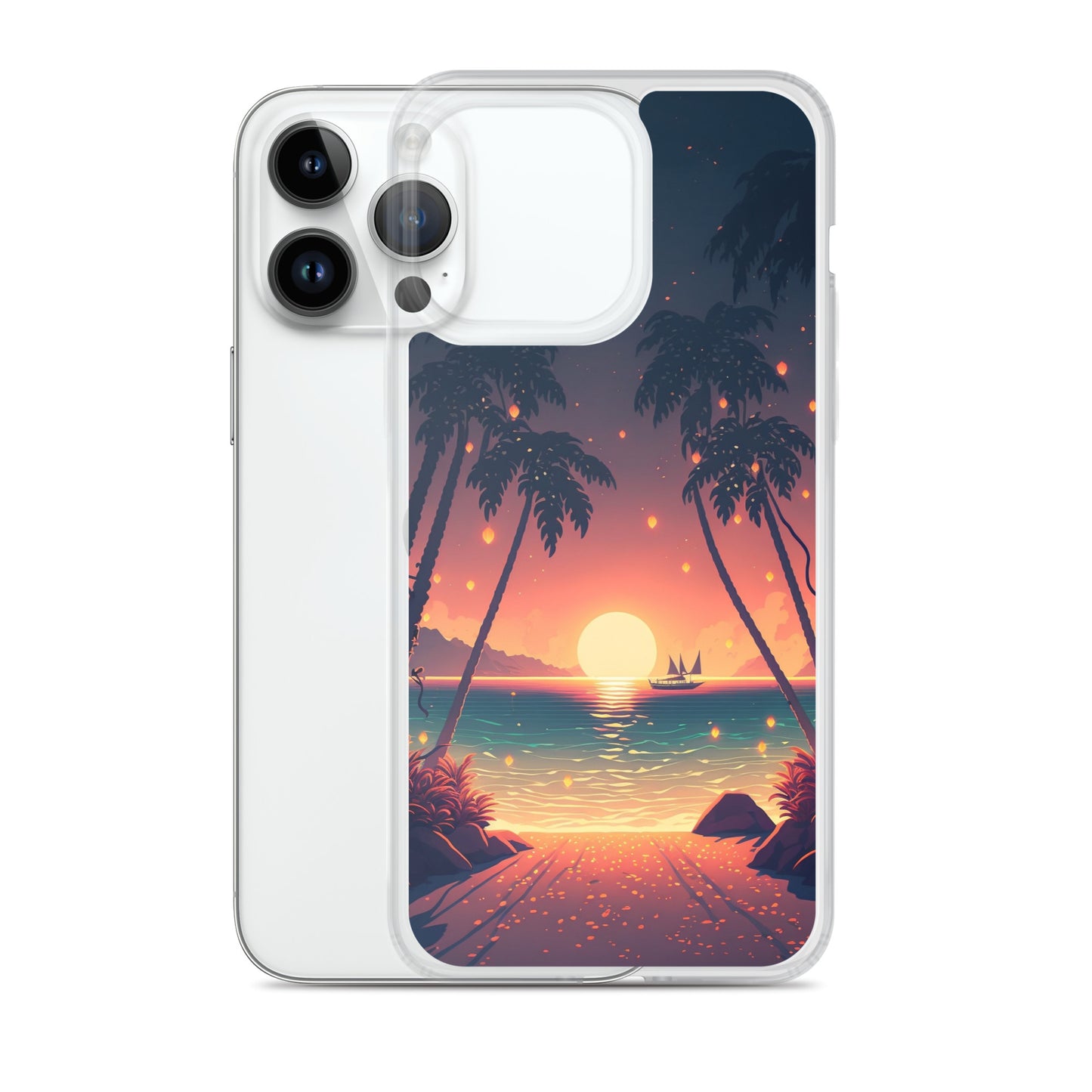iPhone Case - Dancing Lights at Sunset