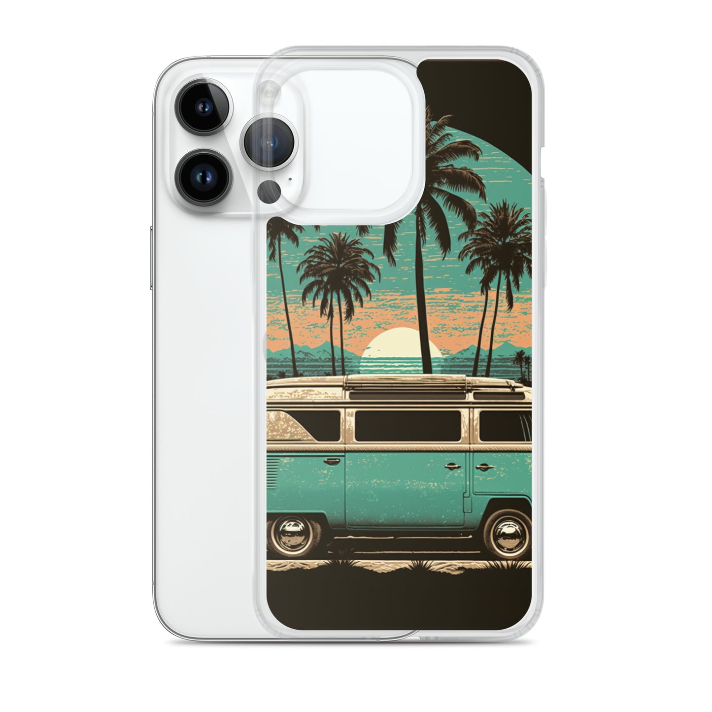 iPhone Case - Teal Beach Camper