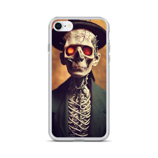iPhone Case - Halloween Glow Eyed Skeleton