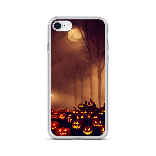 iPhone Case - Halloween Jack-o-Lanterns Under the Moon