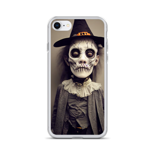 iPhone Case - Halloween Scary Witch Kid