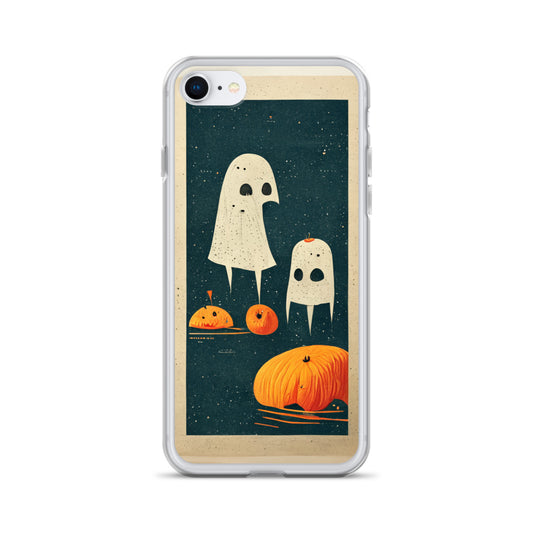 iPhone Case - Halloween Ghosts and Pumpkins