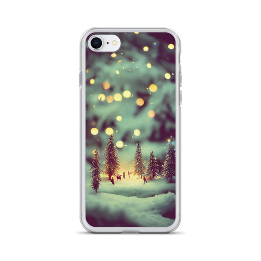 iPhone Case - Miniature Christmas Trees