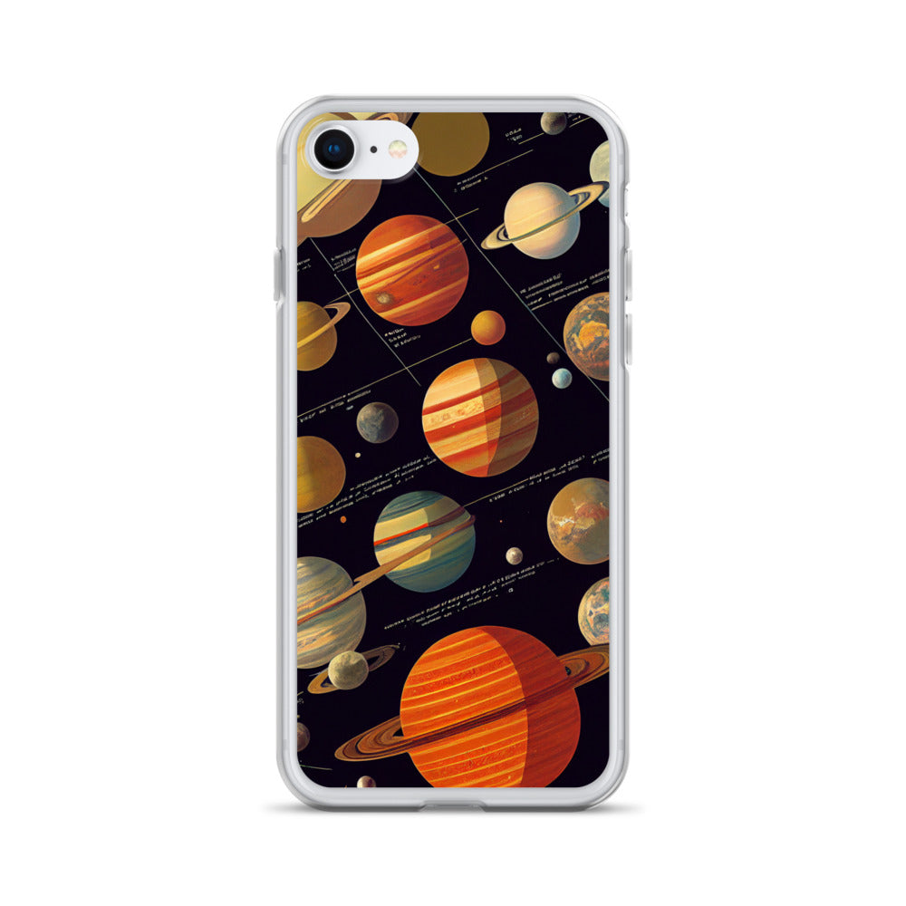 iPhone Case - Map of the Planets