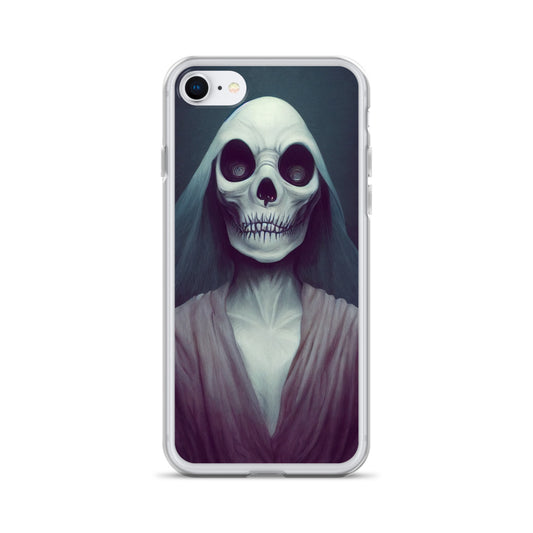 iPhone Case - Halloween Scary Skeleton Lady