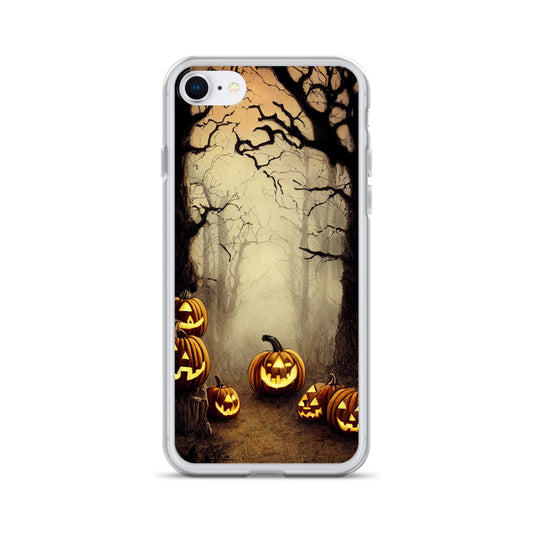 iPhone Case - Halloween Misty Forest Pumpkins
