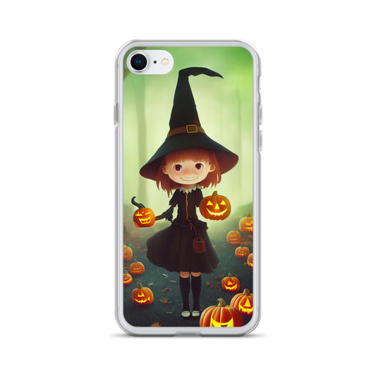 iPhone Case - Happy Halloween Witch Girl