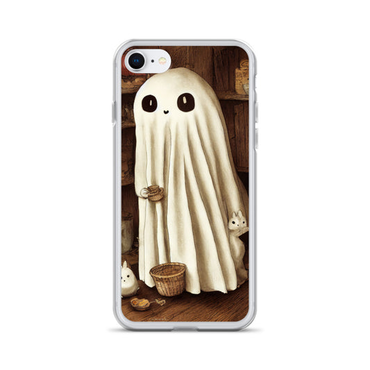 iPhone Case - Halloween Cottage Ghost
