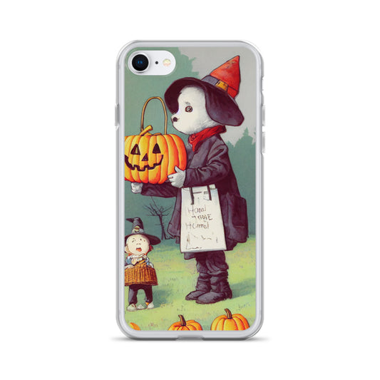 iPhone Case - Halloween Vintage Puppy Trick-or-Treat