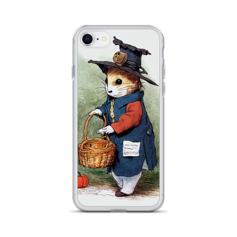 iPhone Case - Vintage Rabbit Halloween Basket