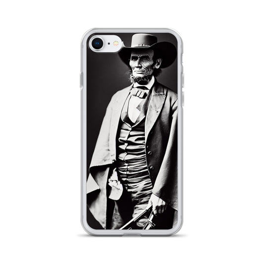 iPhone Case - Abe Lincoln Gunslinger