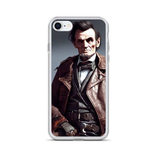 iPhone Case - Abe Lincoln Western Gunslinger