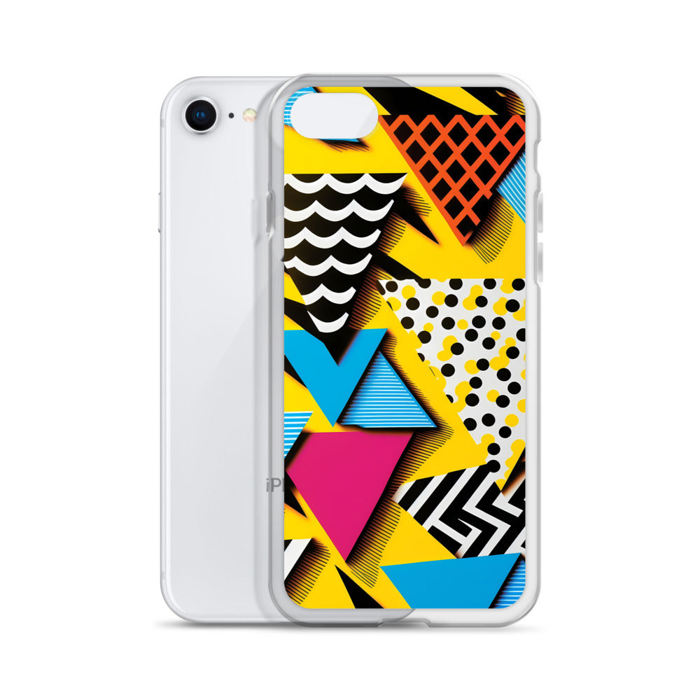 iPhone Case - Bright 80s Pattern