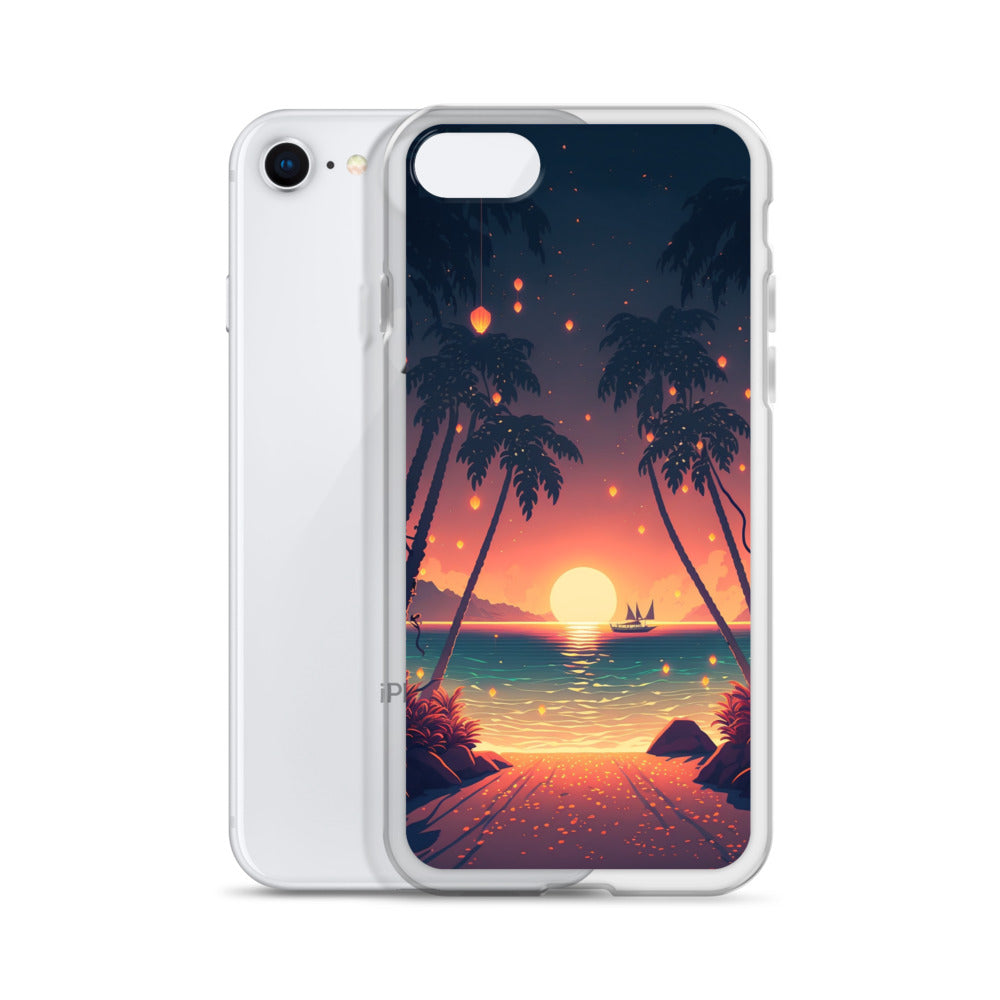 iPhone Case - Dancing Lights at Sunset