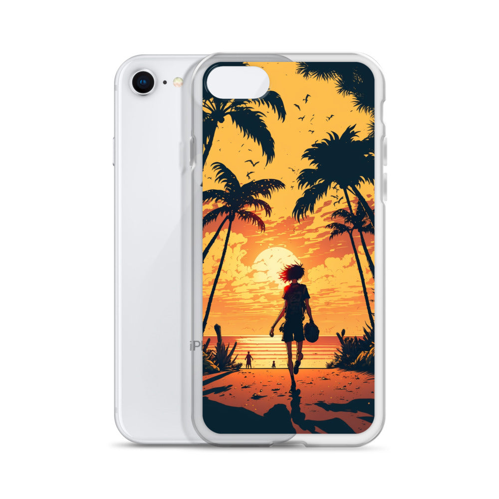 iPhone Case - Sunset Beachgoer