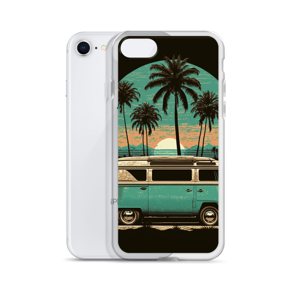 iPhone Case - Teal Beach Camper