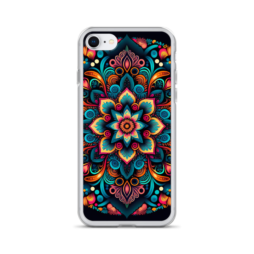iPhone Case - Neon Mandala