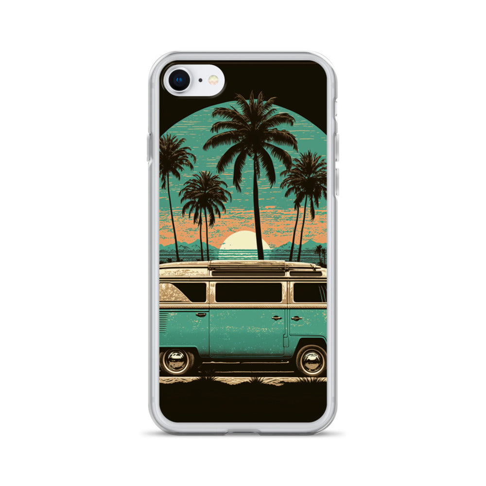 iPhone Case - Teal Beach Camper