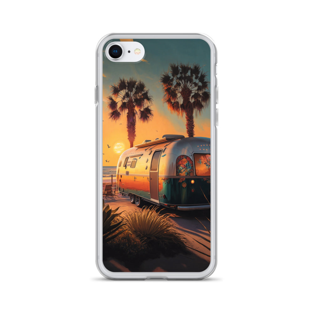 iPhone Case - Sunset Beach Camper