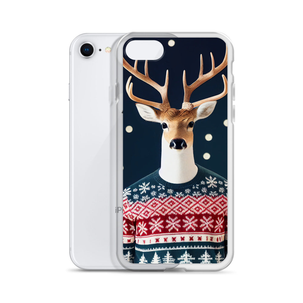 iPhone Case - Christmas Sweater Deer