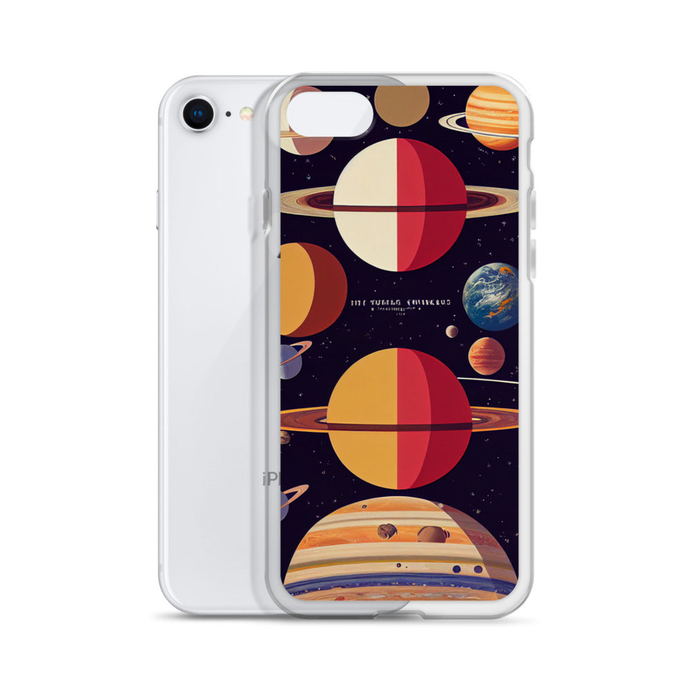 iPhone Case - Map of the Planets