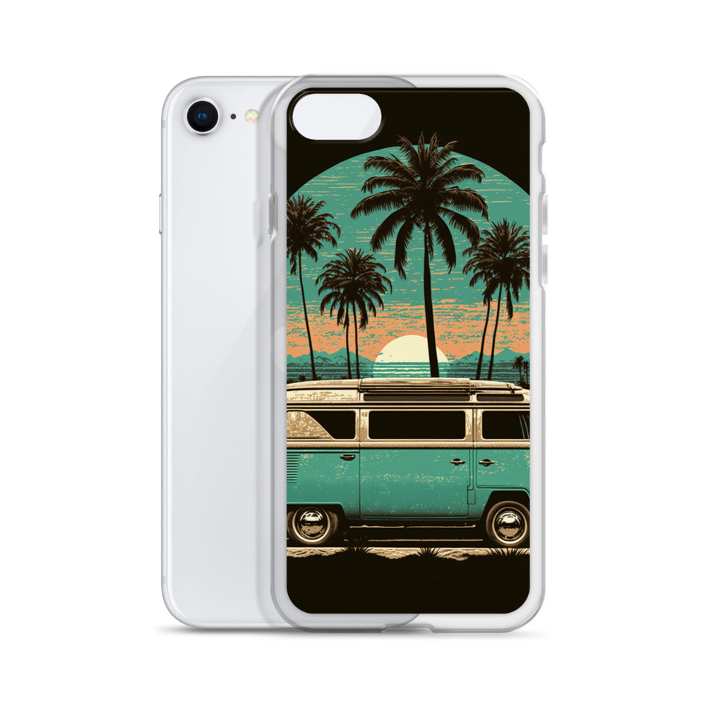 iPhone Case - Teal Beach Camper