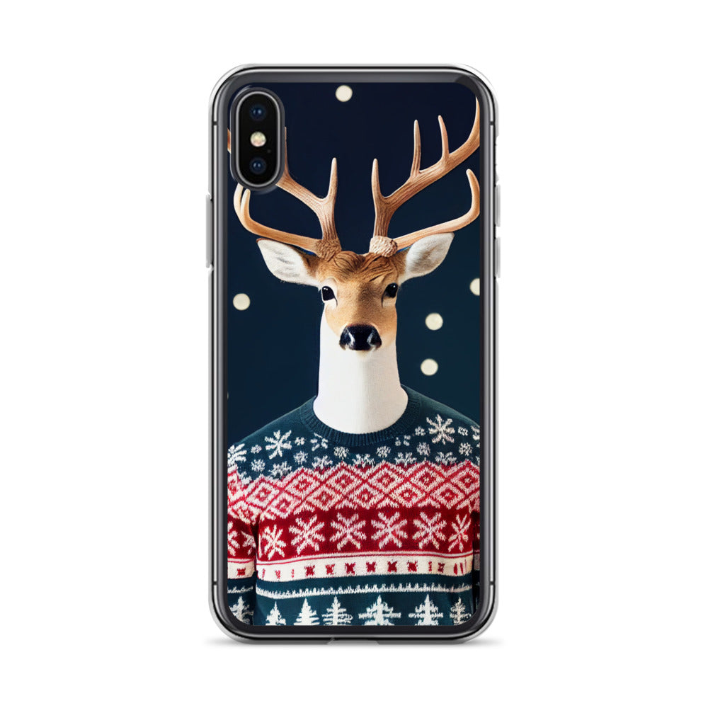 iPhone Case - Christmas Sweater Deer