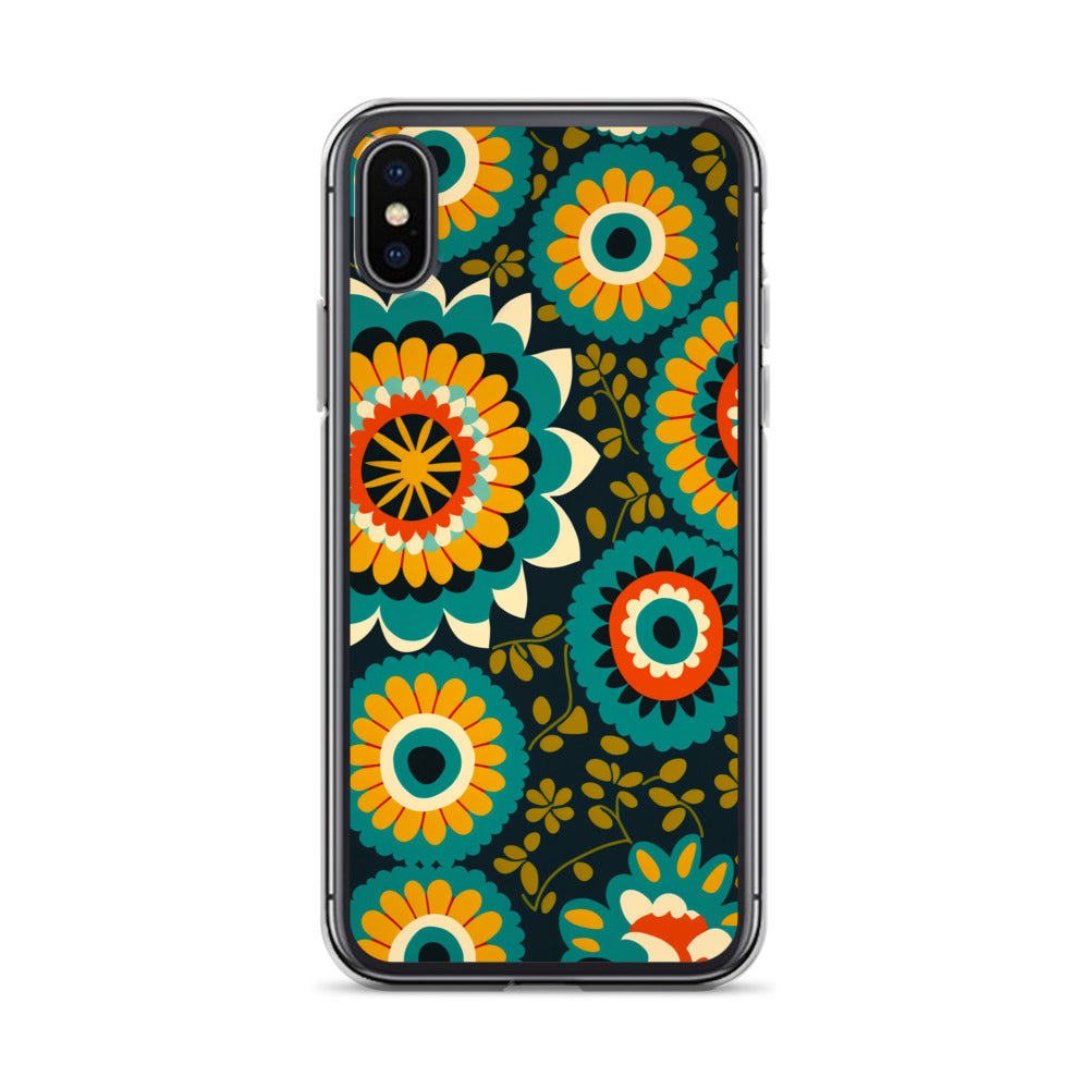iPhone Case - Hints of Olive Floral Pattern