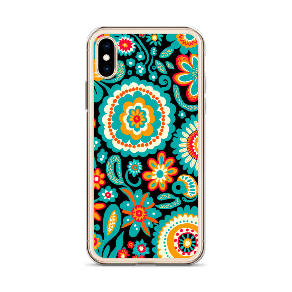 iPhone Case - Turquoise Floral