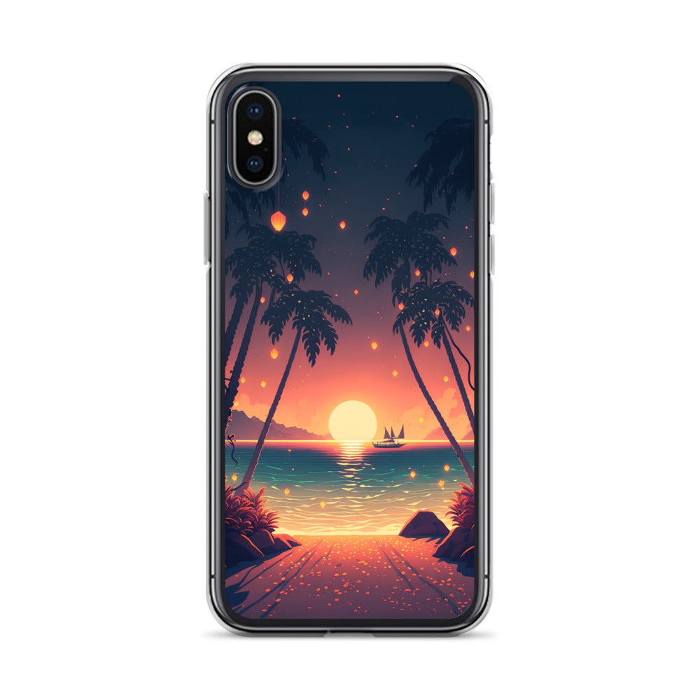 iPhone Case - Dancing Lights at Sunset