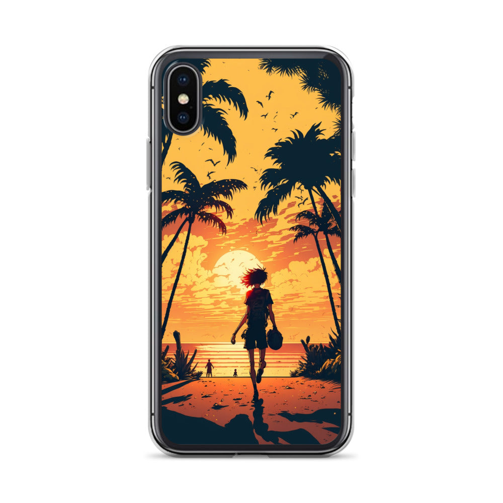 iPhone Case - Sunset Beachgoer